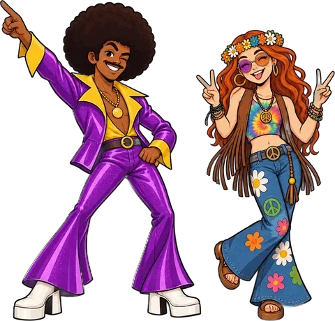 Pareja de los 70s