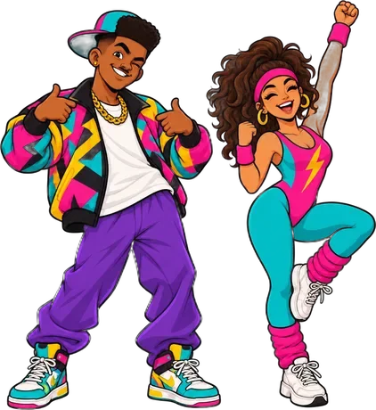 Pareja de los 80s