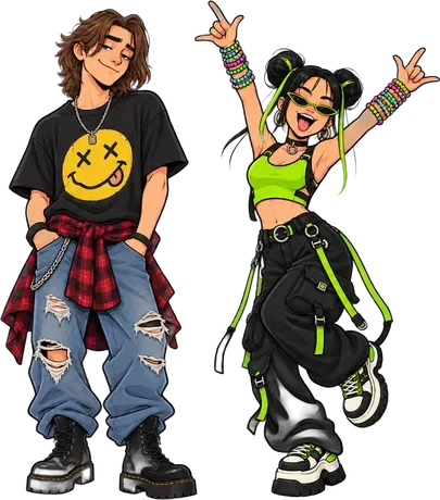 Pareja de los 90s